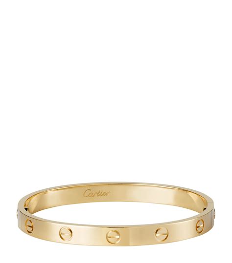 cartier love bangle yellow gold|cartier gold love bracelet price.